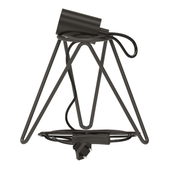 BAIL Table Lamp Tripod E27 Black  145199 