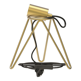 BAIL Table Lamp Tripod E27 Gold   145200 