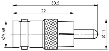 TEGA ADAPTER BNC-CINCH (F-M) J01008B0838 