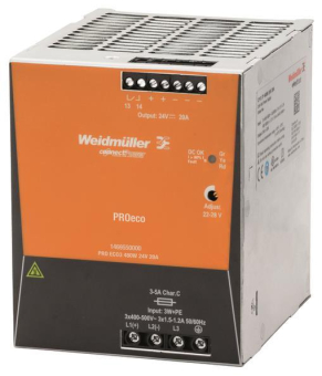 Weidmüller PRO ECO3 480W 24V 20A Strom- 