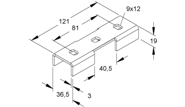 Niedax Kreuz-Verbinder          KV 40/30 