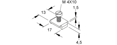 NIED Gleitmuttern               GU204/10 