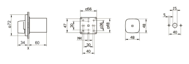 ET Wendeschalter für        V3NW-F3-B-SI 
