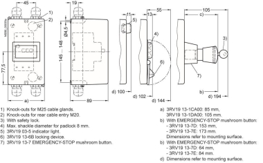 Siemens 3RV19131CA00 Isolierstoff- 