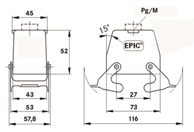 LAPP EPIC H-B 16 TGB M25        19081000 