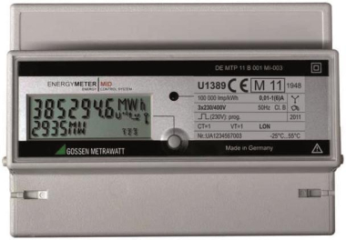 Gossen Energiezähler MID kWh 4-L   U1389 