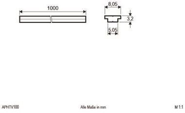 EVN Alu-Verbinder 1000Mm        APHTV100 