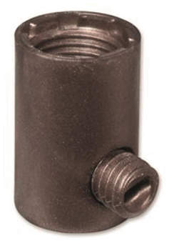 S&H Klemmnippel Ø6mm gold Nylon m. 88029 