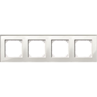 Merten M-PLAN-Echtglasrahmen 4f   489419 