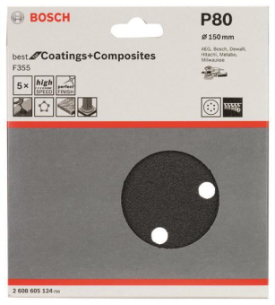 Bosch 5Schleifblatt F355      2608605124 