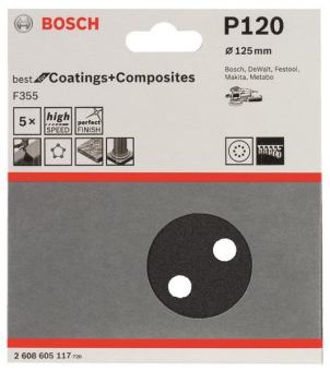 Bosch 5Schleifblatt F355      2608605117 