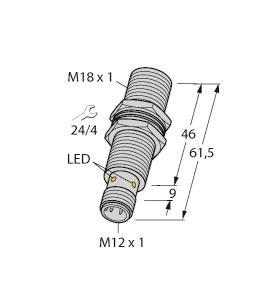 Turck Induktiver BI8U-EM18MWD-VP6X-H1141 