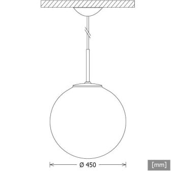 LTS GLOB 450.4630.2/DALI WEISS    649451 