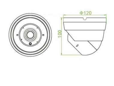 INDEXA AHD 5MP wetterf.T/N Kugel IND2437 