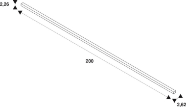 SLV 2m Aufbauschiene, 48V TRACK, 1006544 