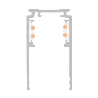 SLV 2m Aufbauschiene tief, 48V   1006552 