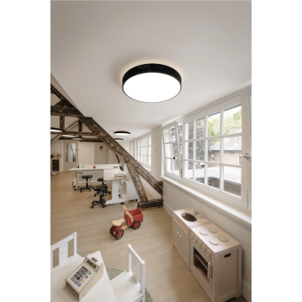 SLV Deckenleuchte MEDO90 sw 79W  1007325 