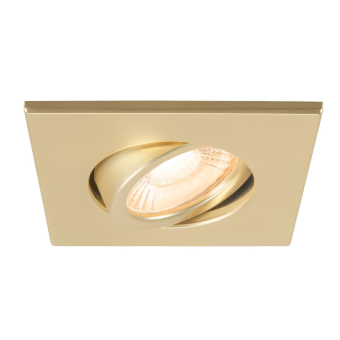 SLV Abdeckring gold matt eckig   1007194 