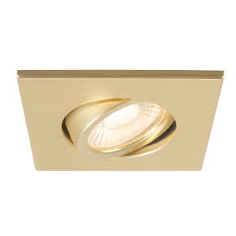 SLV Abdeckring gold matt eckig   1007194 