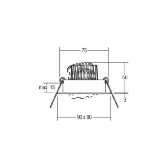 BRUM LED-Einbaustr., 230V 6W,   38310253 