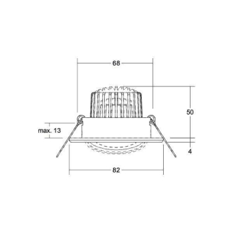 Brumberg LED-Einbaustrahler 230 39180053 