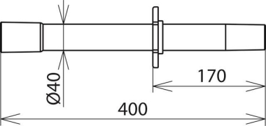 DEHN Saugrohr mit             SRH 400 NS 