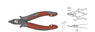 Wiha Electr. Seiten-schneider  130mm 