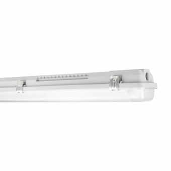 LEDV Feuchtraumleuchte housing IP65 Grau 