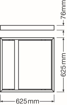 LEDV Aufbaurahmen Panel 