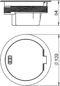 OBO GESRK2 Geräteeinsatz m.Schutzrahmen 