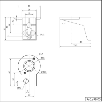 Werma Befestigungswinkel        96069805 