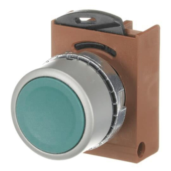 ABB Drucktaster fl grün Metall   P9MPNVG 