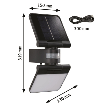 Paulmann Solar LED Wandfluter      94609 