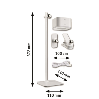 Paulmann Mobile Tischleuchte Varia 71172 