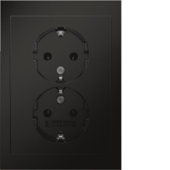 Berker Doppelsteckdose SCHUKO m 47742245 
