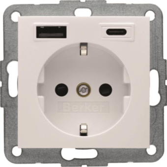 Berker Steckdose SCHUKO/USB AC  48148982 