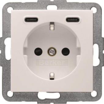 Berker Steckdose SCHUKO/USB CC  48158982 
