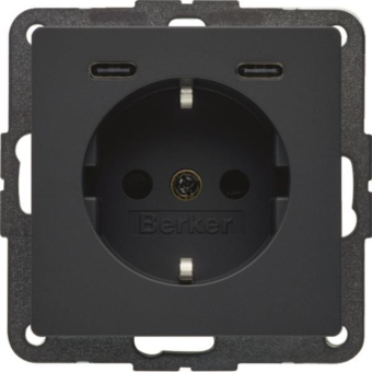 Berker Steckd.SCHUKO/USB CC 20W 48156086 