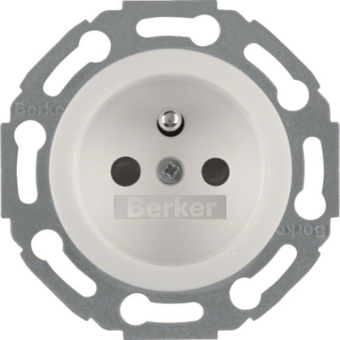 BER Steckdose 2p m.erh. Berührungss. 
