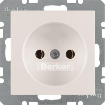 Berker Steckdose o.Schutz-    6161036089 