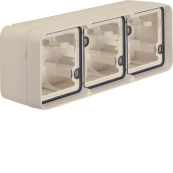 Berker Gehäuse m.Rahmen 3fach 6019303502 