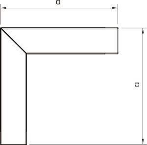OBO LKM F60150RW Flachwinkel m.Oberteil 
