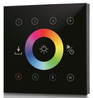 Rutec AC-DMX Touchpanel 4 ZONEN    80520 