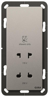 GIRA 2820600 Rasiersteckdose 115-230V 