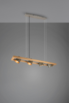 TRIO Pendelleuchte BELL 4-fl   301900467 