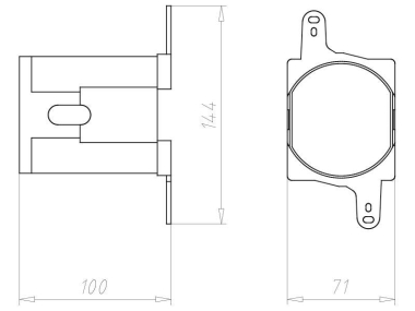 Kaiser Befestigungsadapter       1159-91 