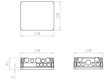 KAIS UP Universaleinbaugehäuse   1097-28 