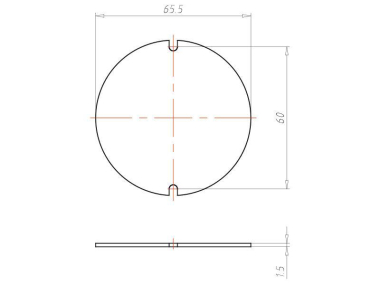 KAIS Deckel 65mm                 1158-90 