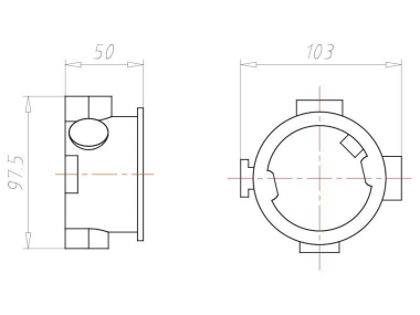 KAIS CEE Gerätedose              1075-04 
