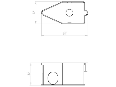 KAIS Wandauslassdose             1048-00 
